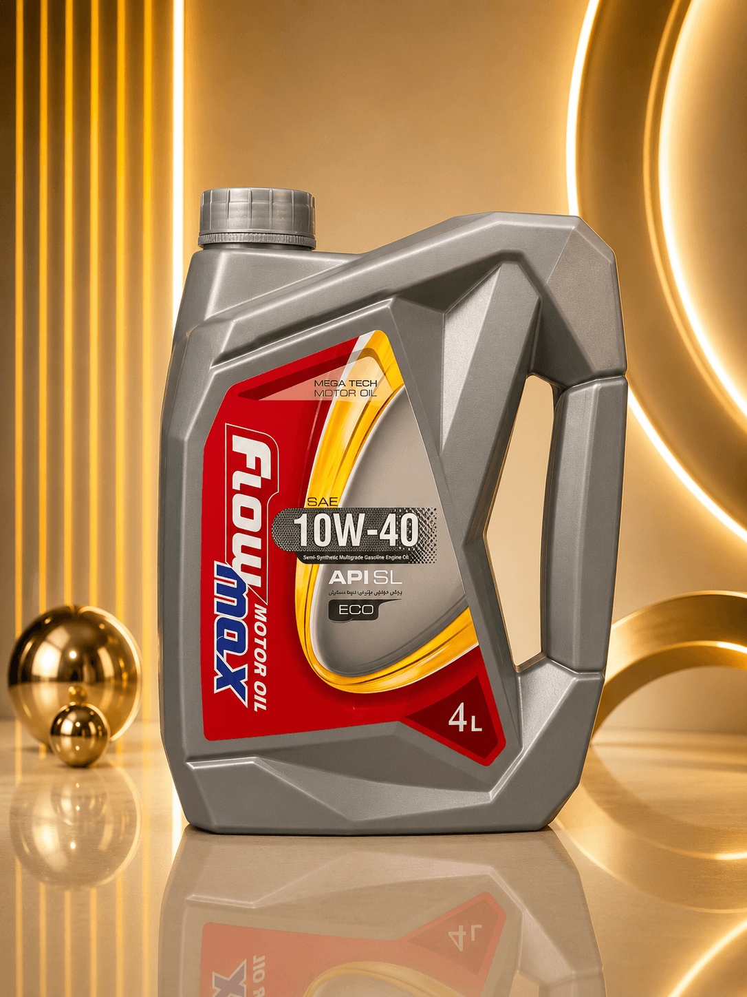 روغن موتور فلو مکس 10W40 API SL نیمه سنتتیک