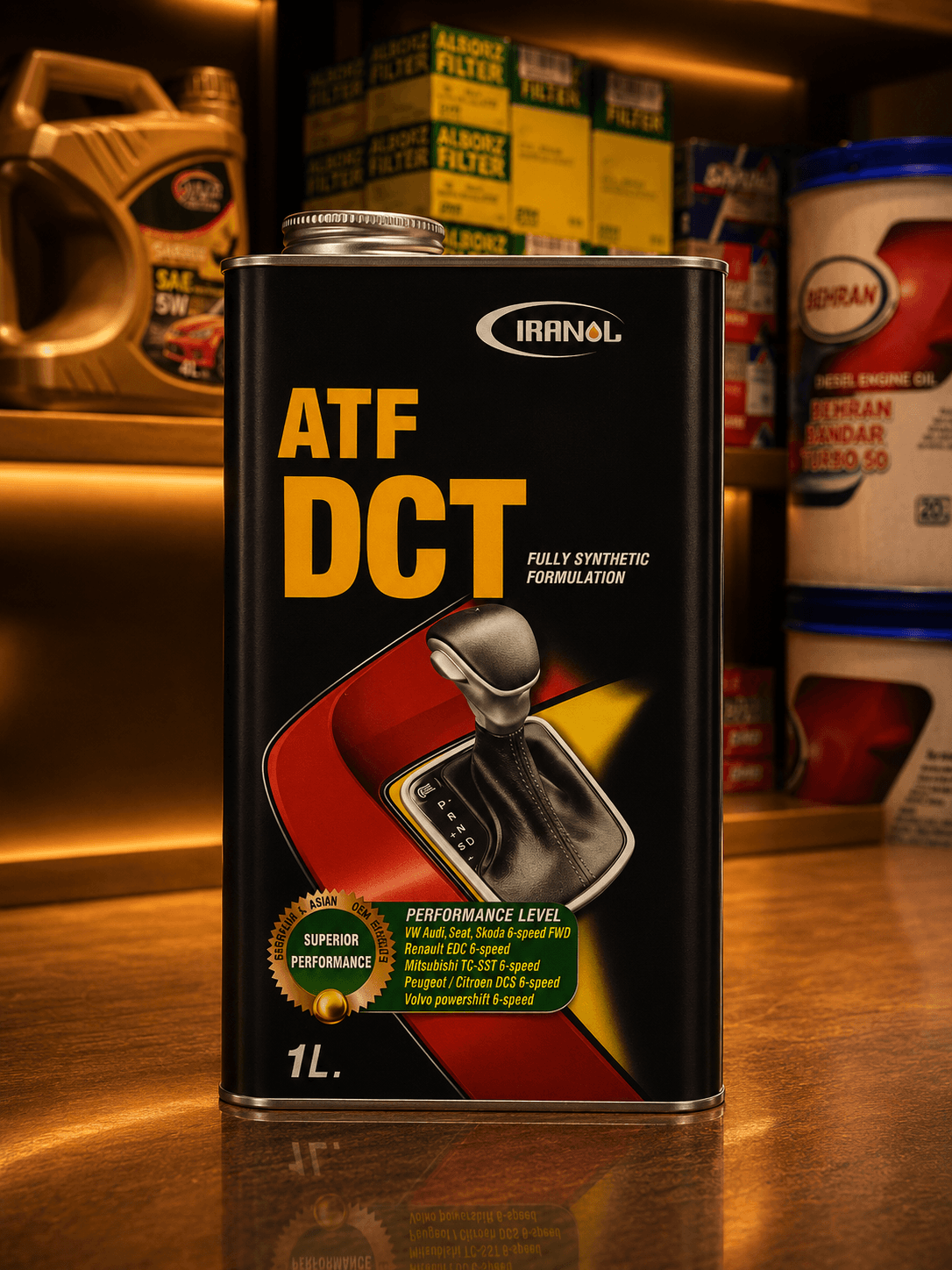 روغن گیربکس اتوماتیک ایرانول ATF DCT مناسب گیربکس دوکلاچه خودرو