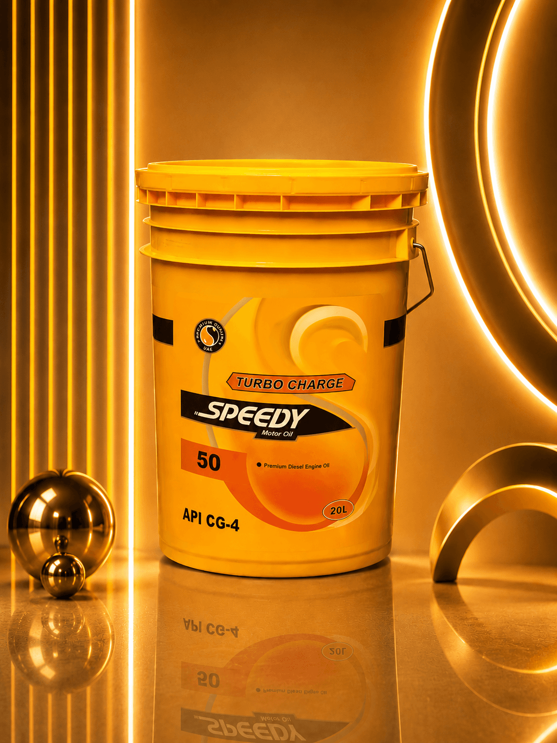 روغن موتور دیزلی اسپیدی Turbo Charge 50 مناسب کامیون و ماشین‌آلات سنگین